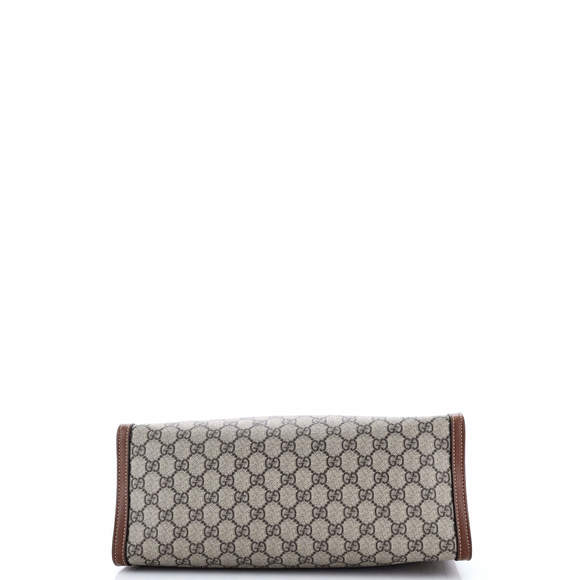 Gucci Medium Padlock Chain Tote GG Coated Canvas with Leather - Picture 4 of 7